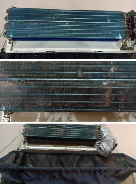 Repair of Carrier Sharp and Uniair air conditioners with M. Mohamed Abdel Hadi